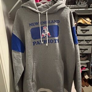 New England Patriots Gray Hoodie
